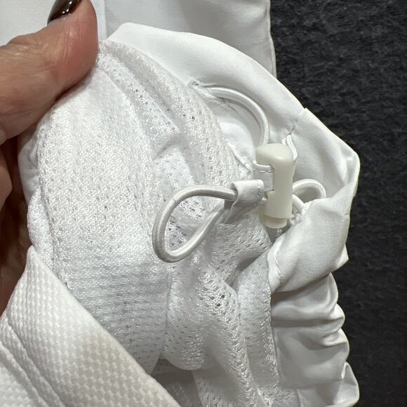 Prince Warm Up-Gym-Golf-Tennis Zipper Leg Joggers White Mens Size L - Picture 10 of 16